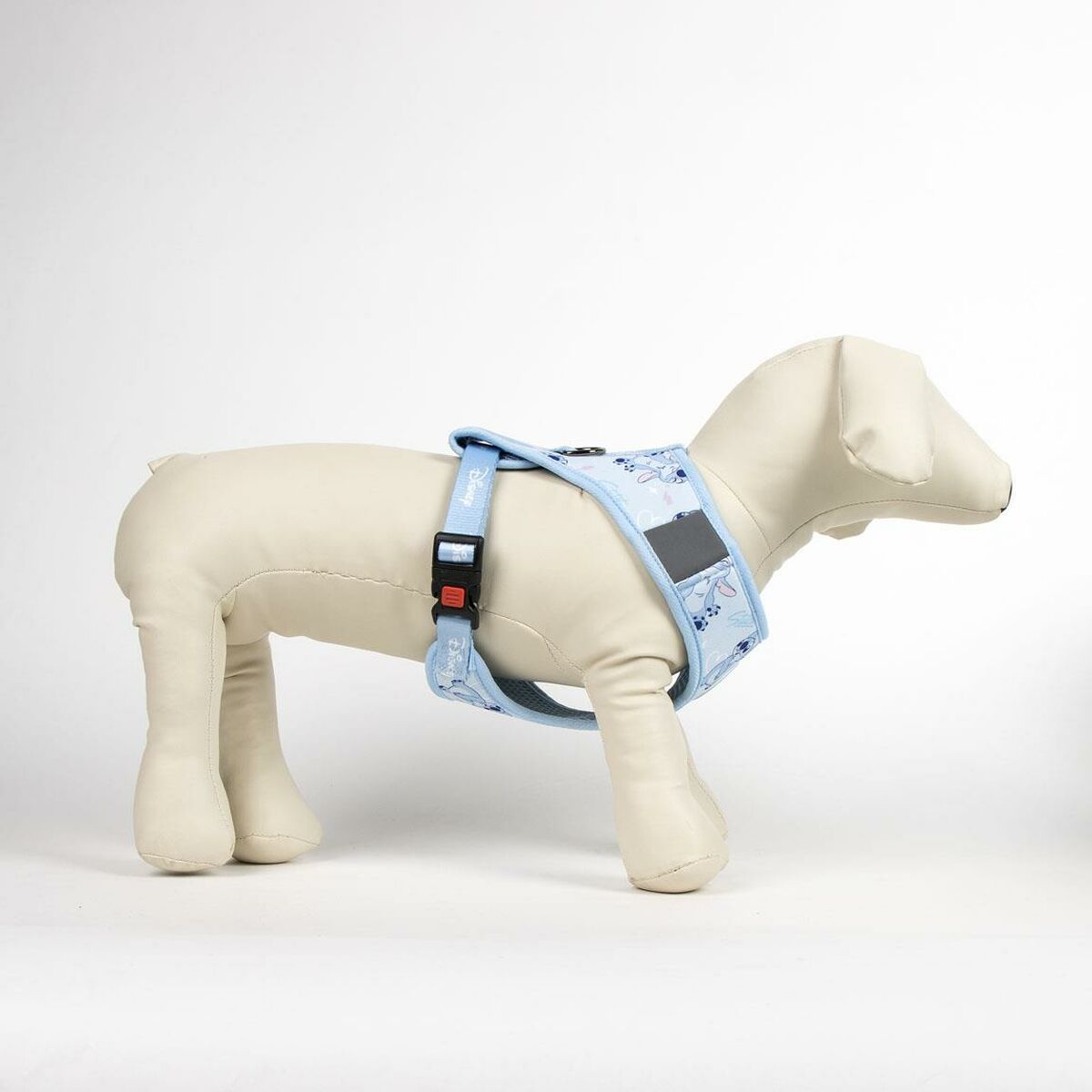 Arnês para Cães Stitch Azul Claro XXS/XS